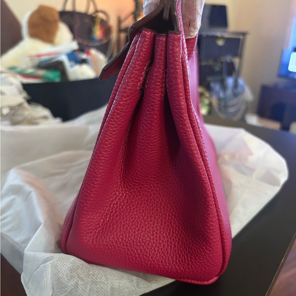 Vibrant Fuchsia Satchel Bag - Picture 4 of 12